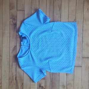 Light Baby Blue Crop Top Tee